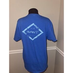 Hurley Mens Blue Aqua‎ T Shirt Sz L